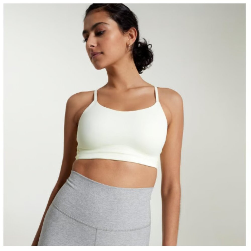 CALIA Women's Energize Strappy Crossback Sports Bra - Yellow